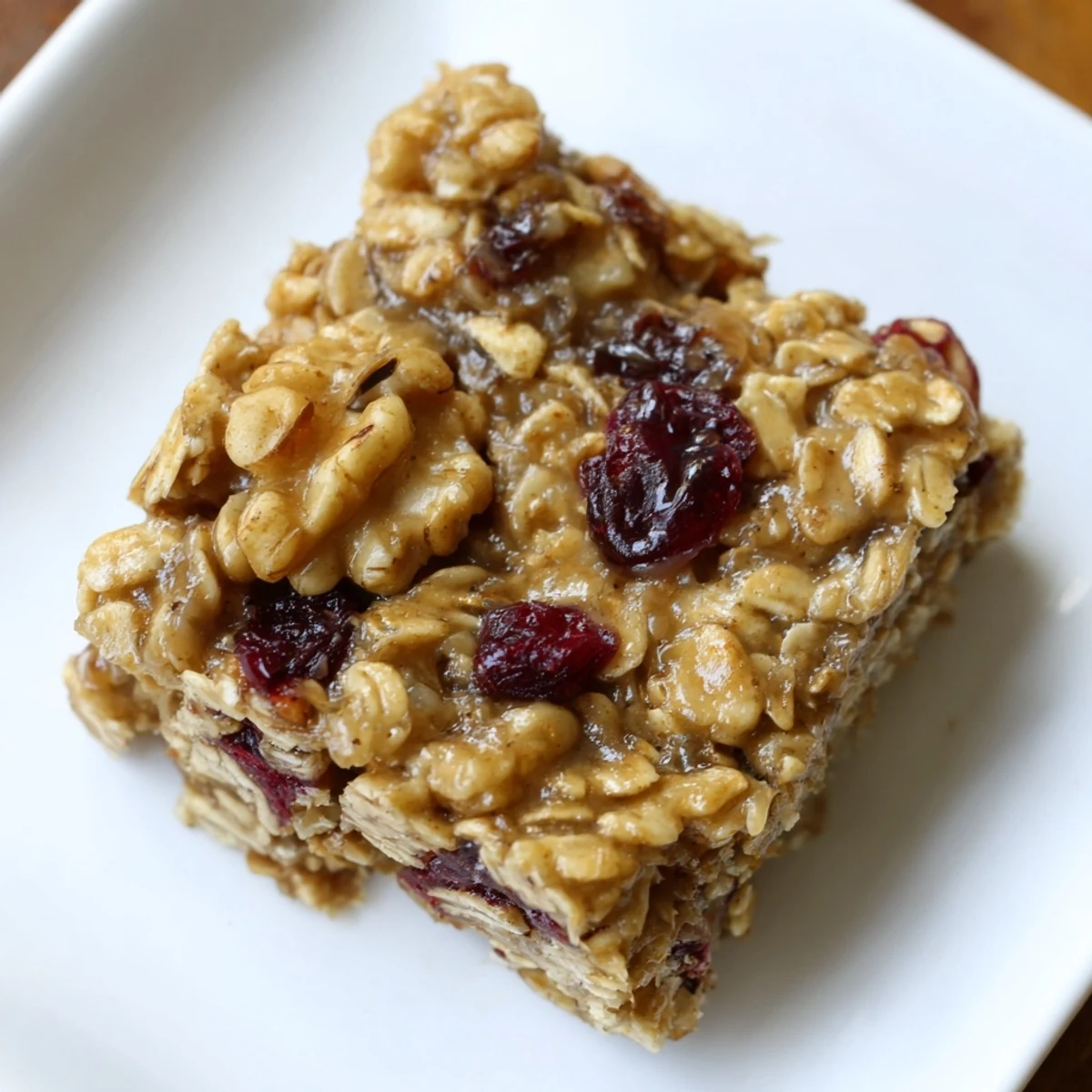 Golden, baked Maple Cinnamon Oatmeal Bars, offering a sweet, warm, and comforting breakfast or anytime snack.
