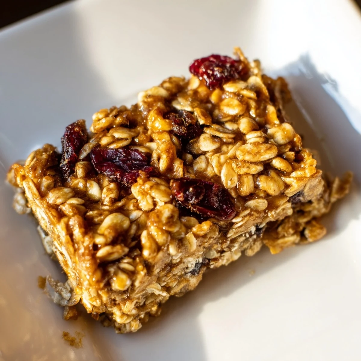 Maple Cinnamon Oatmeal Bars