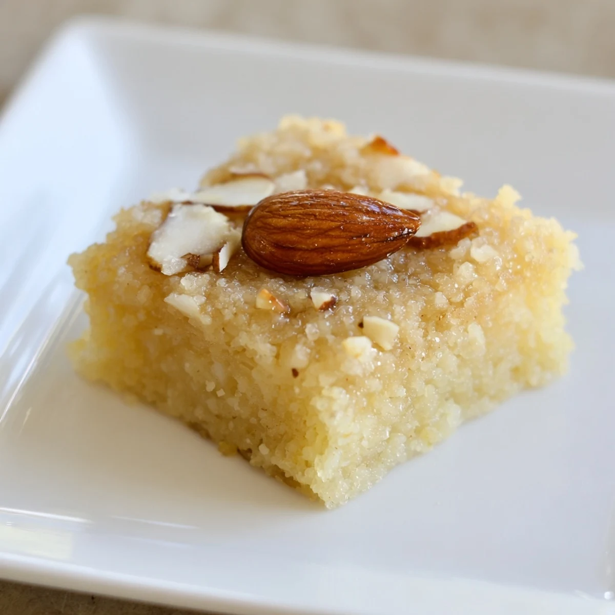 Egyptian Basbousa Coconut