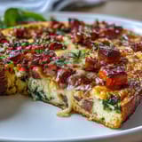 One-Pan Ham Swiss Frittata