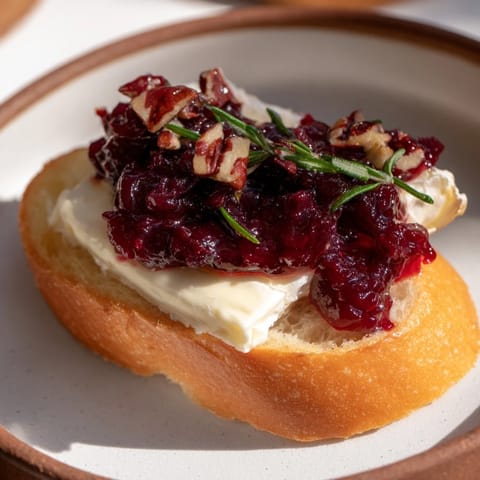 Festive Holiday Cranberry Brie