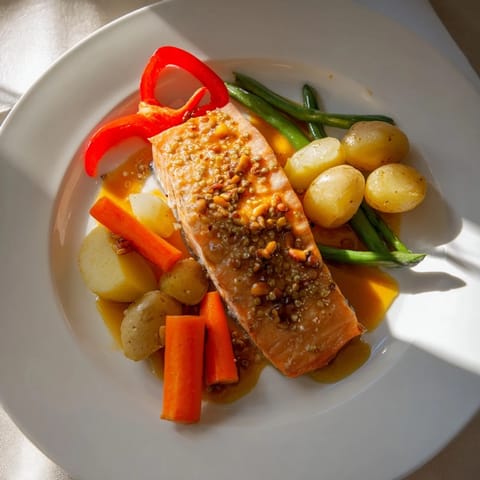 One-Tray Baked Salmon Honey