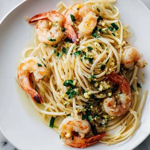 Lemon Herb Pasta Shrimp