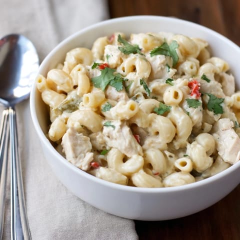 Green Chili Chicken Mac