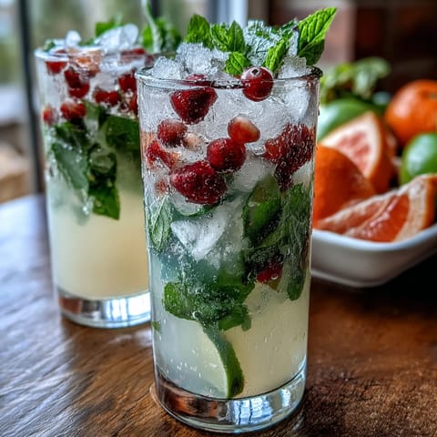 A colorful lemonade bar with fresh fruit slices, herbs, and flavored syrups for a customizable graduation party drink station.