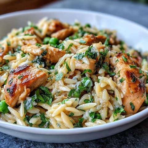 One-Pot Lemon Orzo Chicken