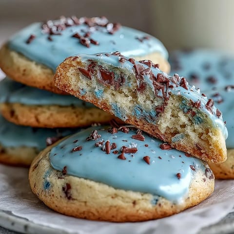 Robins Egg Speckled Sugar Cookies