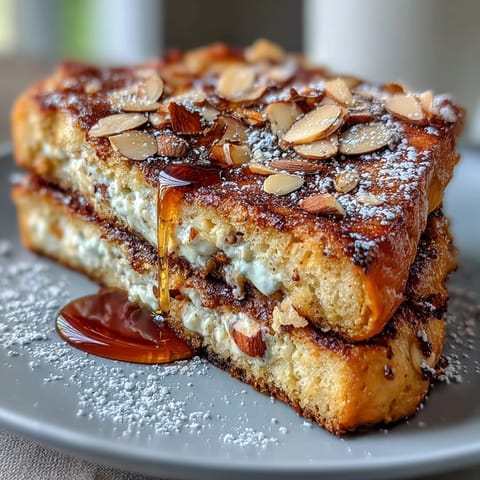 Almond Croissant French Toast