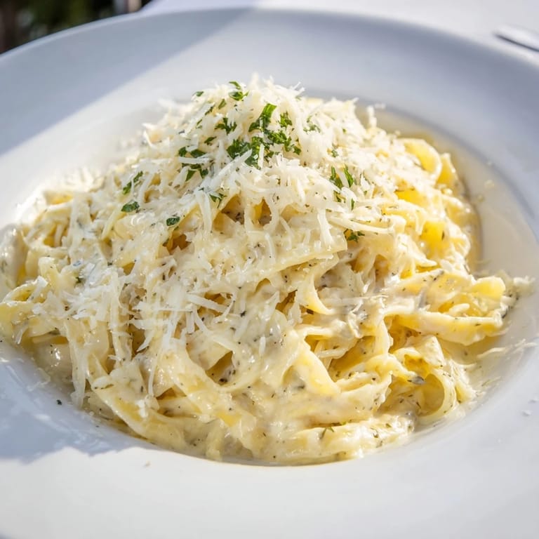 This 20-minute Creamy Alfredo Pasta features perfectly coated fettuccine, a quick and satisfying dinner.