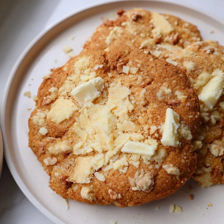 A close-up of freshly baked pumpkin spice cookies, showing the soft, irresistible texture and aroma.