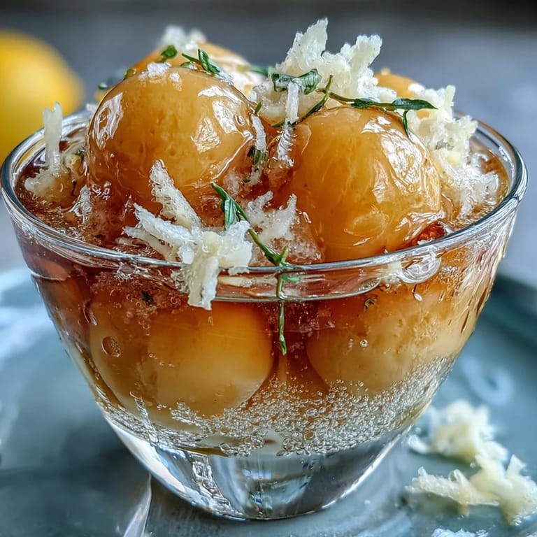 A refreshing Limoncello sorbet float with sparkling water, lemon zest, and a frosty rim.