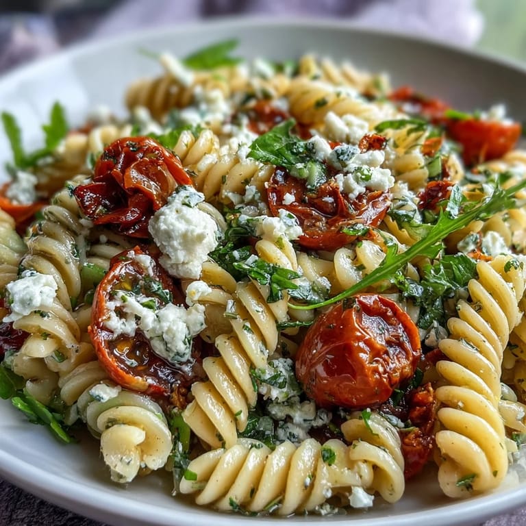 Refreshing Lemon Vinaigrette Pasta Salad with al dente pasta, bright lemon vinaigrette, and colorful summer vegetables.