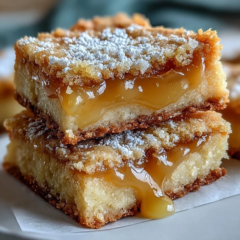 Delicious lemon bar cookies showcasing their tangy citrus filling and sweet dough.