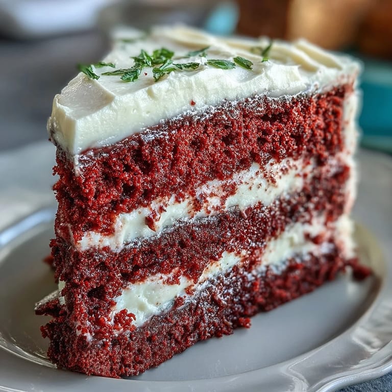 Share this festive Juneteenth Red Velvet Cake, beautifully frosted and ready for celebration.